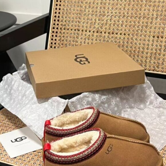 UGG Tazz Chestnut Platform Mule Clog Slipper - Picture 7 of 9